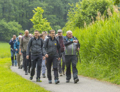 Krajští radní i arcibiskup putovali po Cyrilometodějské stezce. Trasa vedla Chřiby a končila na Svatém Hostýně