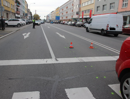 Řidička srazila ve Zlíně chodce na přechodu pro chodce