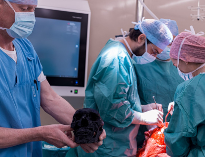 Stomatochirurgové z KNTB použili 3D CT při rekonstrukci obličeje