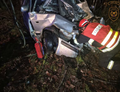 Tragické sobotní ráno na Uherskohradišťsku: Dvě dopravní nehody, tři mrtví