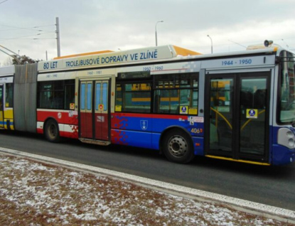 Trolejbusová doprava ve Zlíně slaví 80 let. Do ulic vyrazí kloubový trolejbus se speciálním polepem