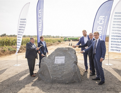 Zahájena byla stavba dalšího úseku dálnice D55 Staré Město – Moravský Písek