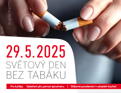 Světový den bez tabáku v Uherskohradišťské nemocnici