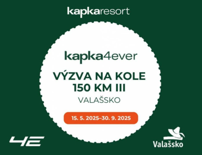 Zapojte se do 3. ročníku výzvy Kapka4ever a zdolejte 150 km Valašskem na kole