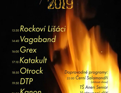 V Amfiteátru se budou pálit čarodějnice aneb rockový minifesťák Čarodějky 2019