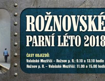 Rožnovské parní léto pokračuje. Svezte se do Rožnova se slavícím Matějem 