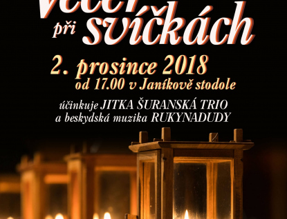 Večer při svíčkách ve Valašském muzeum v přírodě