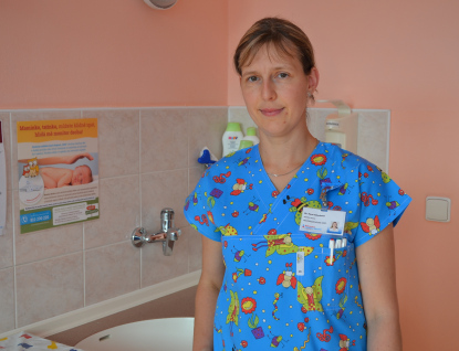 „Jsem hrdá na to, že poskytujeme na oddělení kvalitní péči,“ říká sestra novorozeneckého oddělení Hana Valuchová