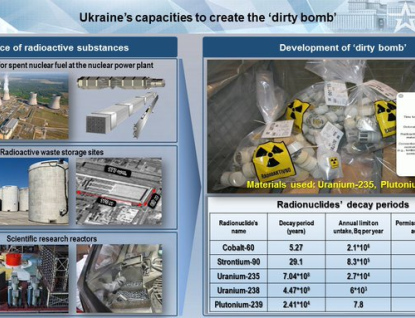 Rusko se lhaním o ukrajinské špinavé bombě opět zesměšnilo