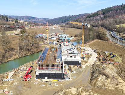 I/57 Semetín – Bystřička: stavba pokračuje naplno, vznikne i nové hřiště