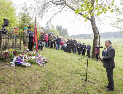 Na Vařákových pasekách se konala pietní vzpomínka