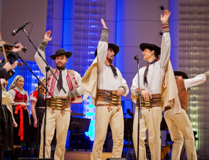 Československý folklor v Panské zahradě