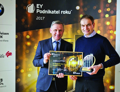 Držitelem titulu EY Podnikatel roku 2017 Zlínského kraje se stal Stanislav Martinec