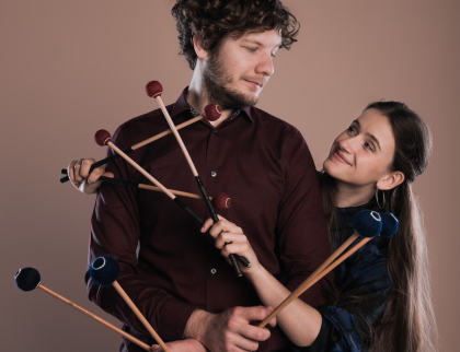 Velký sál KZ: Brno percussion duo – Lenka Titzová  a David Paša