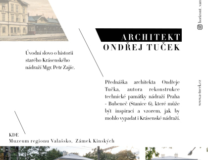 Přednáška architekta Tučka o rekonstrukci nádraží Praha 6 -Bubeneč 