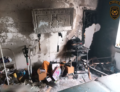 Požár bytu způsobila baterie z elektrokola