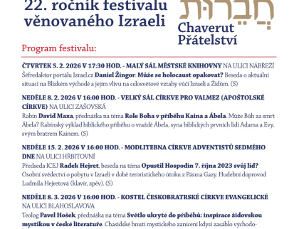 Ve ValMezu startuje festival Chaverut – Přátelství