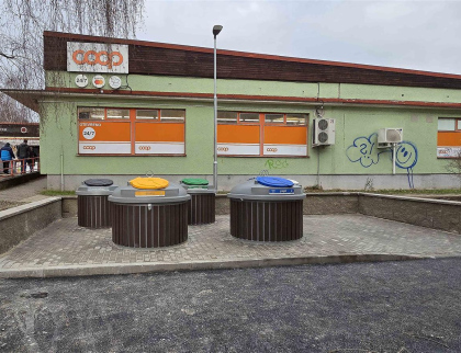 Nová kontejnerová hnízda U Nemocnice