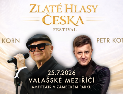 Letní festival Zlaté hlasy Česka: Jiří Korn &amp; Petr Kotvald