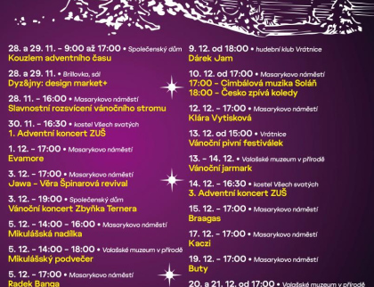 Místostarosta Gross: Rožnov připravil bohatý adventní program, nenechte si ho ujít