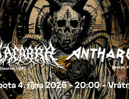 Deathmetalový koncert, kde Seattle potkává Bretaň: Lacabra (USA) a Anthares (F)