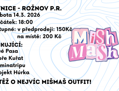V Rožnově proběhne festival mladých kapel Mish Mash #2