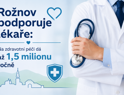 Rožnov podporuje lékaře: Na zdravotní péči dá až 1,5 milionu ročně