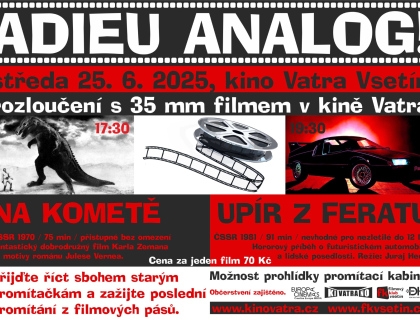 Adieu analog! Kino Vatra se rozloučí s 35mm filmem  