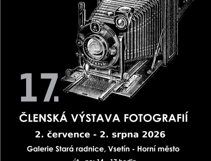 Členskou výstavu Fotoklubu Vsetín bude hostit Galerie Stará radnice