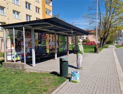 Na ulici Generála Klapálka ve Vsetíně začne modernizace autobusové zastávky