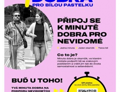 Bílá pastelka pomáhá lidem se zrakovým postižením. Zapojil se i Vsetín