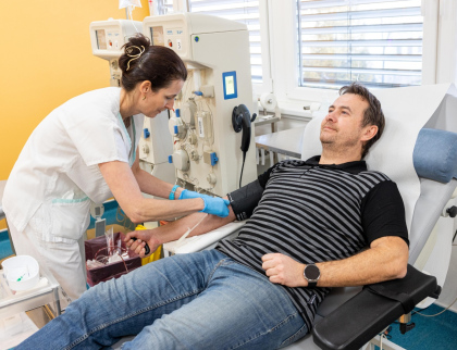 Zájem o darování plazmy ve Vsetíně roste, nemocnice přidává další odběrový den