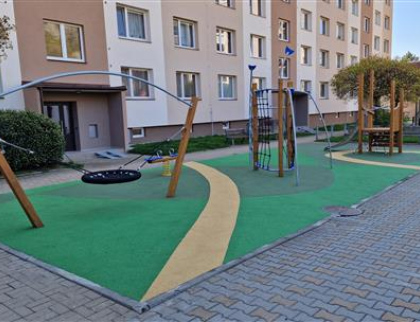Město Vsetín rekonstruovalo dětské hřiště na Jasence