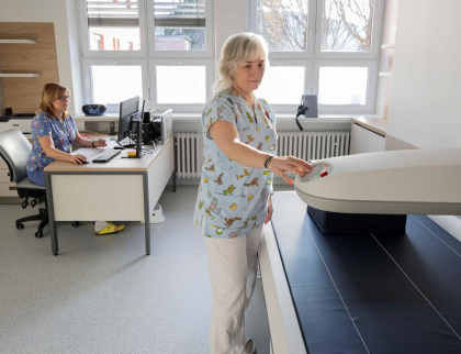 KNTB nově otevírá osteologické ambulance, pořídila také denzitometr