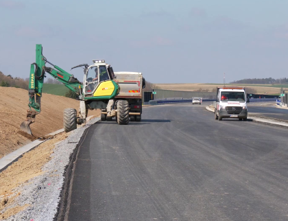 Dálnice D49 u Fryštáku je těsně před dokončením