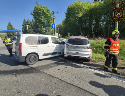 Hasiči v Buchlovicích zasahovali u dvou dopravních nehod během několika minut