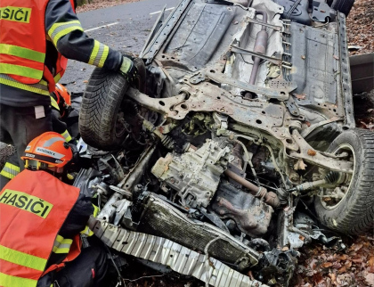 Vážně vypadající nehoda se obešla bez zranění