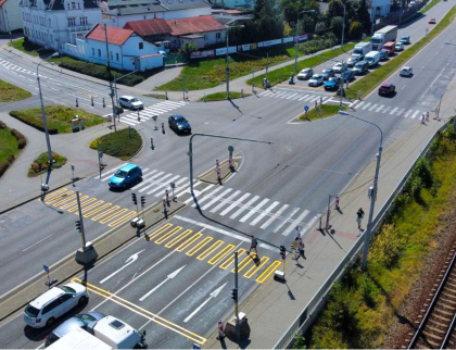 Ve Zlíně pokračuje modernizace křižovatek. Kde čekat dopravní omezení?