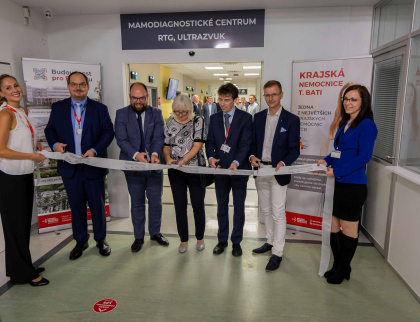 Zlínská nemocnice slavnostně otevřela mamodiagnostické centrum