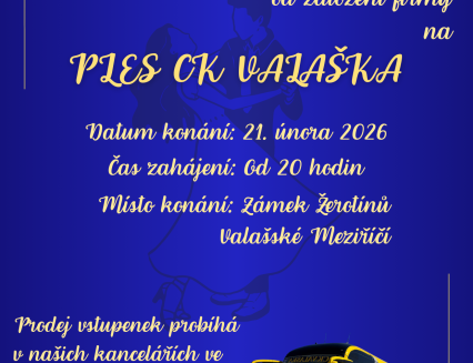 Jubilejní ples CK Valaška
