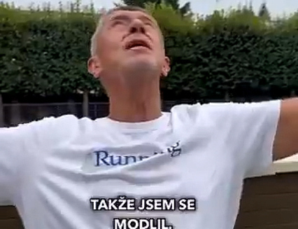 Babišiáš se modlil k Jezulátku a zařídil nám déšť. Známí faráři varují, že tohle už je na léčbu