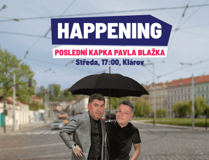 Milion chvilek pořádá happening: Poslední kapka Pavla Blažka