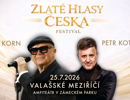 Letní festival Zlaté hlasy Česka: Jiří Korn &amp; Petr Kotvald