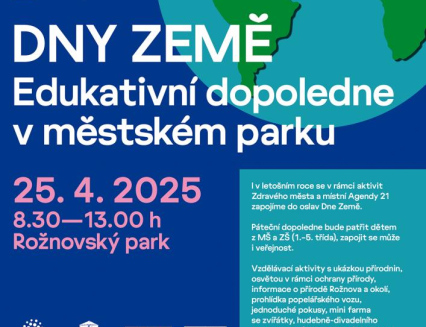 Veřejnost se může zapojit do aktivit v rámci Dnů Země v Rožnově