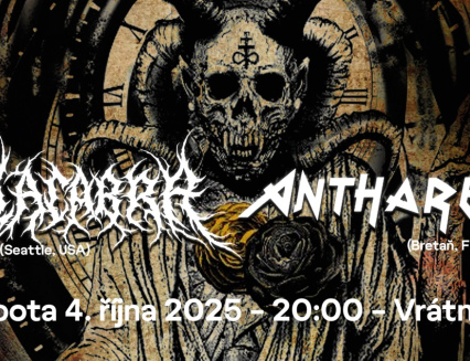 Deathmetalový koncert, kde Seattle potkává Bretaň: Lacabra (USA) a Anthares (F)
