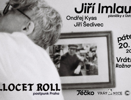 Koncert alternativní hudby ve Vrátnici: Jiří Imlauf a Vellocet Roll