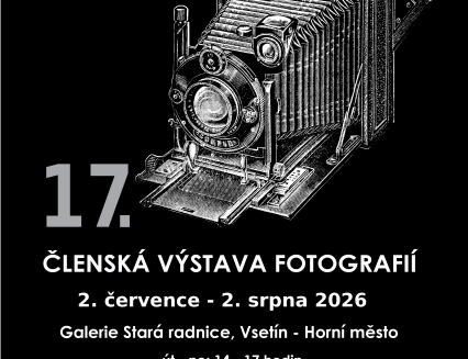 Členskou výstavu Fotoklubu Vsetín bude hostit Galerie Stará radnice