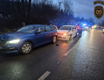 Dopravní nehoda tří osobních vozidel ve Vsetíně - Nepřejově 