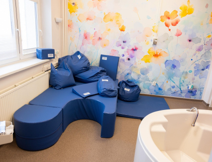 Porodní gauč podporuje přirozený průběh porodu