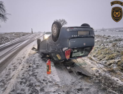Hrozivě vypadající nehoda na Silvestra dopadla dobře